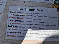 L'acai Bowl menu