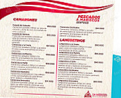 La Merced Aurora menu