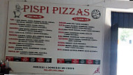 Pizzas Pispi menu