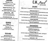 Ck Pearl menu