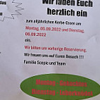 Zur Kegelbahn menu