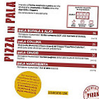 Premiata Fabbrica menu