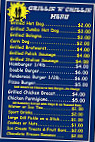 Grillin 'n ' Chillin menu