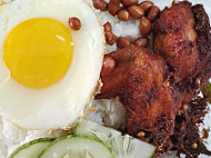 Nasi Lemak Kotak Susu food