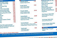 Red Hill Seafood menu