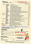 L'artisan Pizzaiolo menu