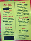 La Chiquita Bakery menu