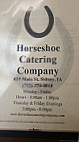 Horseshoe Cafe Catering menu