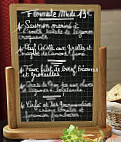 Le Bistrot du Theatre menu