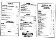 Nachos Mexican Cantina menu