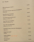 Le Villageois menu