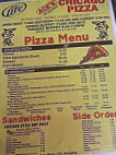 Aces Chicago Pizza menu