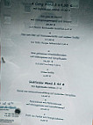 La Cigale menu