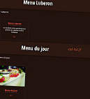 Le Côté Jardin menu