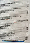 Le Parisien menu