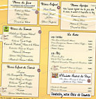 Auberge de la Fontaine menu