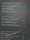 La Table du Fort menu