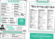 Bistrobar Indonesia menu