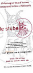 Le Stube menu