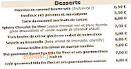 Villa Da Vinci menu