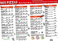 Pizz'appétit menu