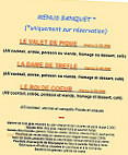 Le Pique Assiette menu