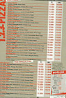 123 Pizzas menu