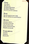 La Brasserie Italienne menu