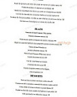 Le Bistrot Gourmand menu