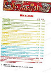 Snack Radjah menu