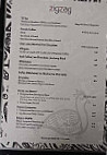 Zig Zag Licensed Cafe menu