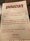 Boucan menu