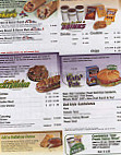 Subway menu