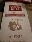 China Chef menu