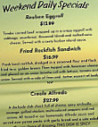 Harborside Grill menu