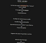 La Colonne menu