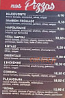 Pizza Roma menu