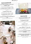 Le Strasbourg menu