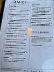 Amici Berkshires menu