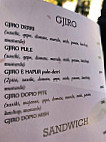 Gjiro Pizzeria ‘zamiri’ menu