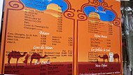 Al Fantasia menu