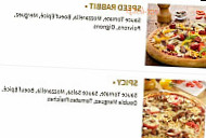 Speed Rabbit Pizza menu