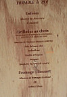 Restaurant L'Aubrac menu