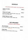 La Table du Maroc menu