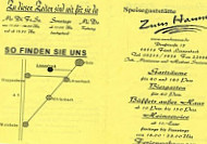 Speisegaststätte Zum Hannes menu