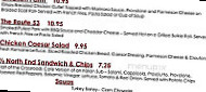 Crossroads Cafe Deli menu