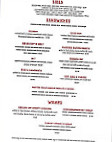 Aj's Uptown Grill menu