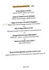 Auberge aux Deux Clefs menu