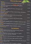 Le Vésuve menu