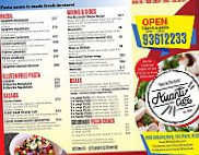 Avanti Pizza Cafe menu